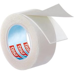 Tesa dubbelzijdig montagetape - 2x - rol - transparant - 1,5 meter - extra sterk - tape