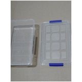 PlasticForte Opbergbox met deksel - 2 liter - transparant - kunststof