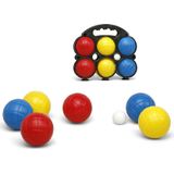 Jeu de boules sets met 12 gekleurde ballen in draagtas - Jeu de Boules