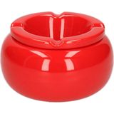Ronde rode storm asbak 11 cm - Asbakken