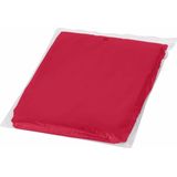 6x stuks wegwerp regenponcho rood voor volwassenen