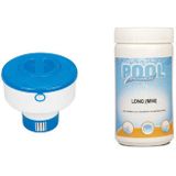 Zwembad chlorinator chloordrijver/chloorverdeler inclusief 1kg chloortabletten - Zwembadaccessoires- Zwembadreiniging