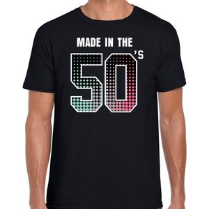 Feest shirt made in the 50s t-shirt / outfit zwart voor heren