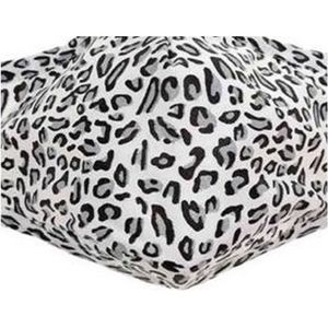 Mondkapjes - Panterprint Zwart/Wit - Katoen - Enkellaags