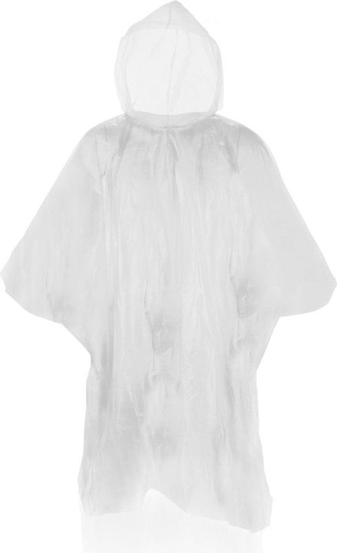 Fun & Feest - Poncho - Transparant - Wegwerp Regenponcho Met Capuchon