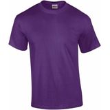 Set van 2x stuks goedkope gekleurde shirts paars voor volwassenen, maat: 2XL (44/56) - T-shirts
