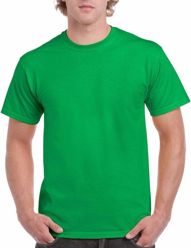Set van 2x stuks goedkope gekleurde shirts Ierland groen voor heren, maat: M (38/50) - T-shirts