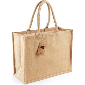 Jute Boodschappentas/Shopper Naturel 42 X 33 X 19 cm