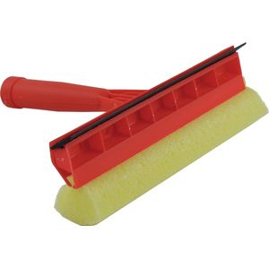 Sorex Raamwisser/raamtrekker - rood - spons en kunststof handvat