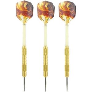 1x Set van 3 dartpijlen Bear Brass 19 grams - Dartpijlen