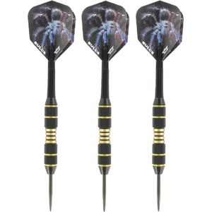 1x Set van 3 dartpijlen Tarantula Brass 20 grams - Dartpijlen