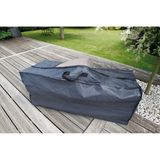 1x Grijze Tuinkussens Opbergtassen met Rits 128 X 57 X 37 cm