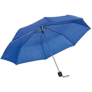 Opvouwbare mini paraplu kobalt blauw 96 cm - Voordelige kleine paraplu - Regenbescherming
