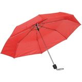 Opvouwbare mini paraplu rood 96 cm - Voordelige kleine paraplu - Regenbescherming