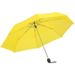 Voordelige mini paraplu geel 96 cm - Paraplu's