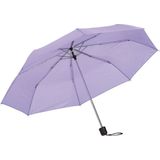 Opvouwbare mini paraplu lila paars 96 cm - Voordelige kleine paraplu - Regenbescherming