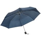 2x stuks voordelige mini paraplus donkerblauw 96 cm - Paraplu's
