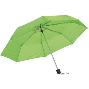 2x Stuks Opvouwbare Mini Paraplus Groen 96 cm - Voordelige Kleine Paraplus - Regenbescherming