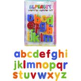 2x Setjes Gekleurde Magnetische Alfabet Speelgoed Letters 26 Stuks 4 cm - Educatief Speelgoed