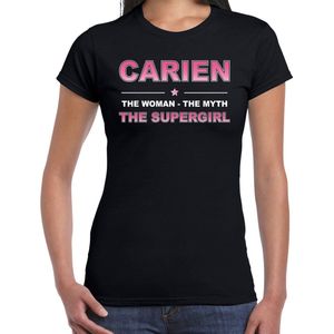 Naam Carien The women, The myth the supergirl shirt zwart cadeau shirt