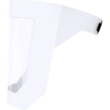 1x Beschermende gezichtsschermen wit voor volwassenen - Herbruikbaar gezichtsscherm/gezichtsmaskers/mondkapjes