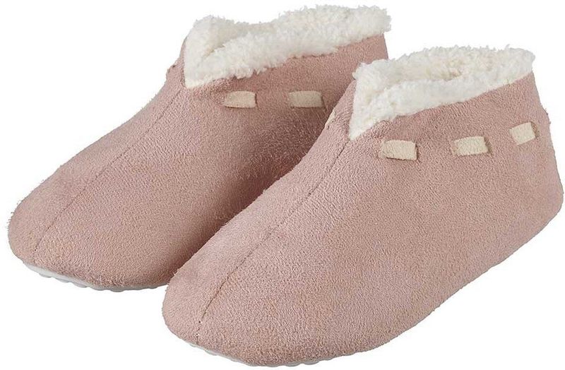 Apollo - Spaanse Pantoffels - Beige - Suède Uiterlijk - Zachte Pluche Voering