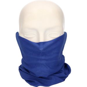 Multifunctionele morf sjaal indigo blauw - Gezichts bedekkers - Maskers voor mond - Windvangers