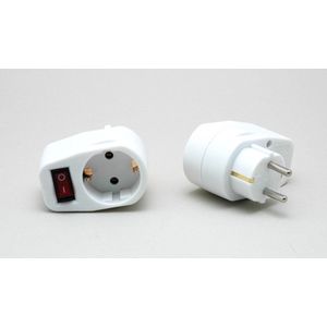 2x Stopcontact Adapters met Schakelaar - Stekkerdozen - Stopcontacten