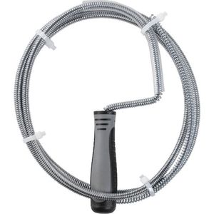 Trekveer / rioolveer / huishoudontstoppingsveer - 1.5 meter - onstoppen van gootsteenleiding / ontstopveren / springveren