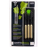 4x Set van 3 dartpijlen Longfield darts brass 24 grams - Darten/darts sport artikelen pijltjes messing - Kinderen/volwassenen