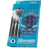 3x Set van 3 dartpijlen Black Arrow 25 grams - Darten/darts sport artikelen pijltjes messing - Kinderen/volwassenen