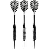 3x Set van 3 dartpijlen Black Arrow 25 grams - Darten/darts sport artikelen pijltjes messing - Kinderen/volwassenen