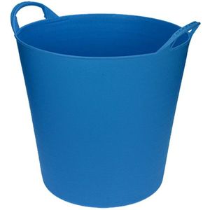 Flexibel - Emmer - Blauw - Kunststof - 20 Liter - Met Twee Handvaten