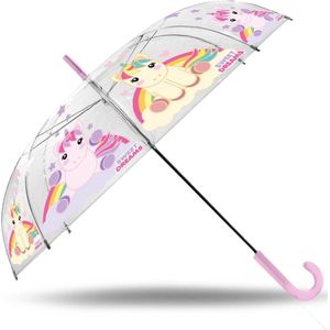 Sweet Dreams eenhoorn/unicorn kinderparaplu voor meisjes/kinderen 54 cm - Sweet Dreams - Kinderparaplu - Regenkleding/regenaccessoires