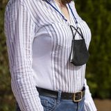 Maskerhouders - Zwart - Kunststof - 10x Stuks