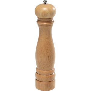Beukenhouten pepermolen/zoutmolen 26 cm - Pepermaler/zoutmaler - Kruiden en specerijen vermalen vermalers