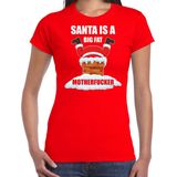Bellatio Decorations - Fout Kerstshirt - Rood - 100% Katoen