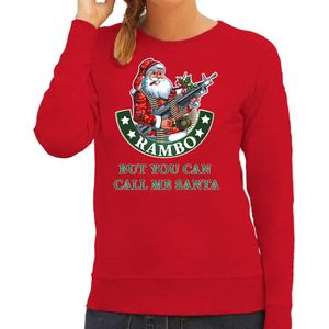 Bellatio Decorations - Foute Kerstsweater - Rood - Kerstkleding