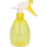 1x Gele plantenspuiten 500 ml - Tuinbenodigdheden - Waterverstuiver - Plantensproeiers/plantenspuiten