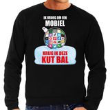 Kut Kerstbal Kersttrui / Kerst outfit Ik vroeg om een mobiel krijg ik deze kut bal zwart voor heren - kerst truien