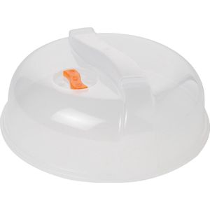 1x Keuken magnetrondeksel/afdekschalen voor eten 26 cm - keukenhulpmiddelen - Magnetron afdekschalen/deksels