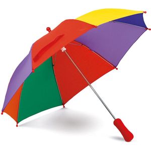 Gekleurde paraplu voor kinderen 68 cm - Paraplu's
