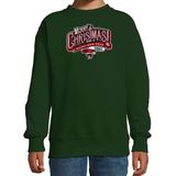 Bellatio Decorations - Kerstsweater - Groen - Katoen