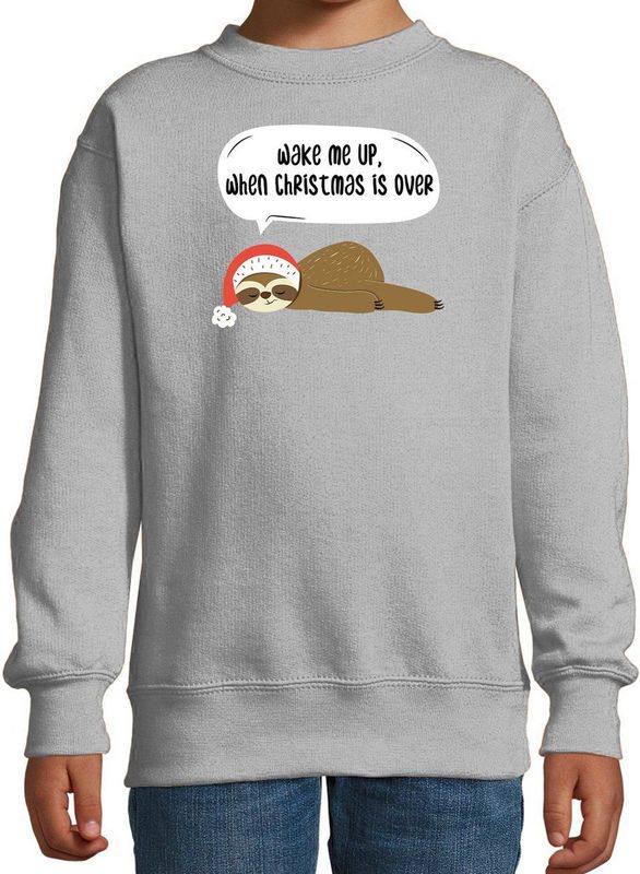 Bellatio Decorations - Kerstsweater - Grijs - Katoen