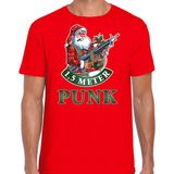 Fout Kerstshirt Kerst t-shirt 1 5 meter punk rood voor heren - Kerstkleding Christmas outfit