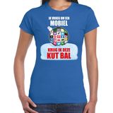 Kut Kerstbal shirt / Kerst outfit Ik vroeg om een mobiel krijg ik deze kut bal blauw voor dames