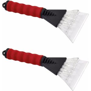 2x IJskrabbers soft grip rood 25 cm - IJskrabbers