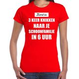 Bellatio Decorations - Fout Kerstshirt - Rood - 100% Katoen
