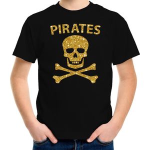 Bellatio Decorations - Piraten Shirt - Zwart - Katoen