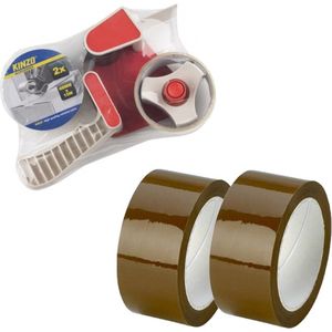 Tape dispenser inclusief 4x rollen tape